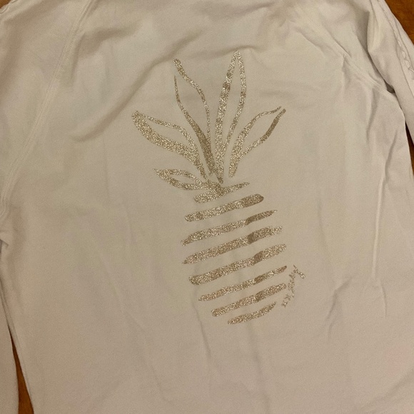 Lilly Pulitzer Zip Sweatshirt with Pineapple - Picture 10 of 11